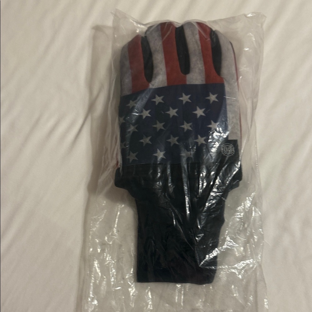 2 pair New from Fire Rescue Patriotic Men's Gloves
